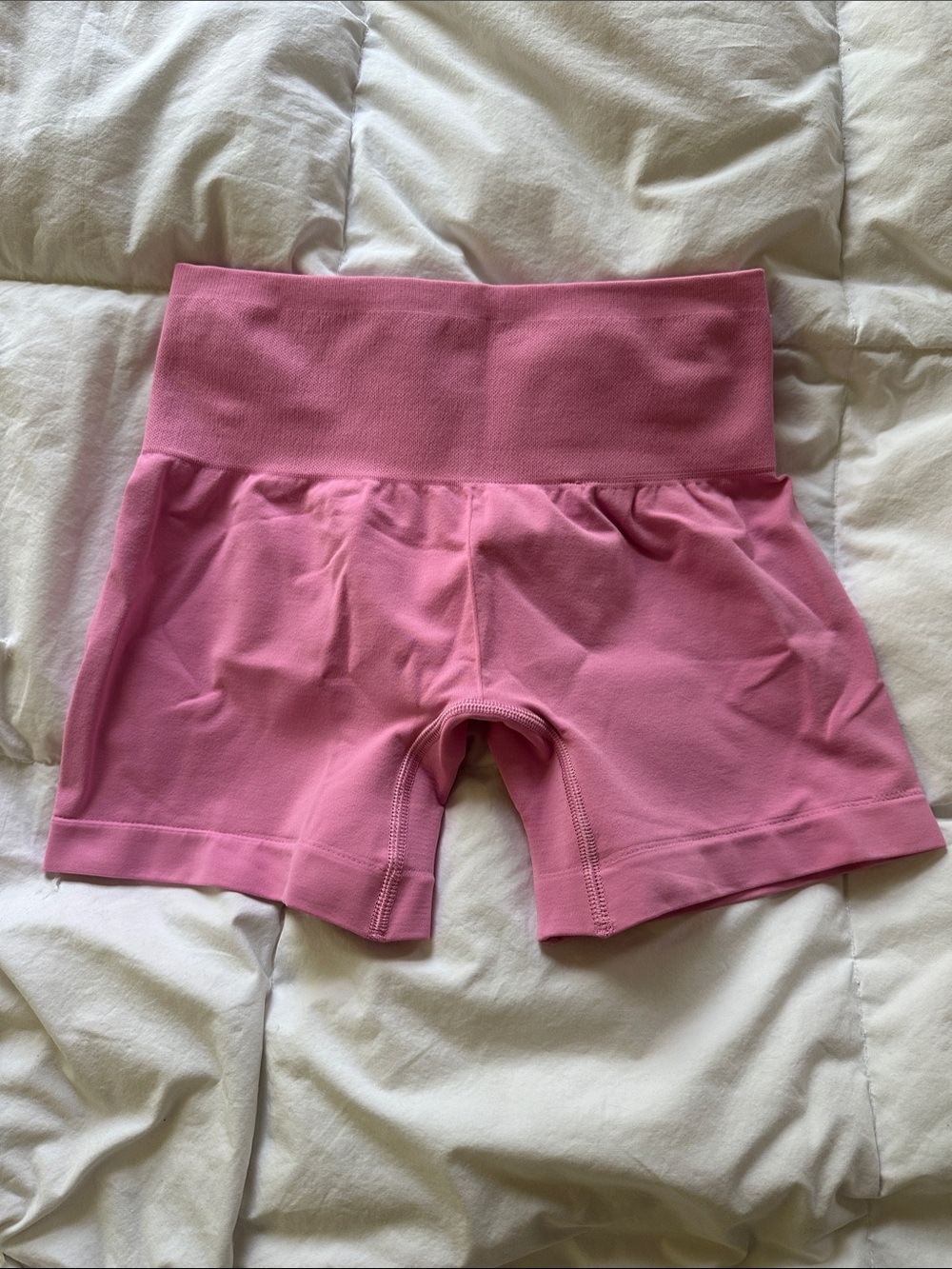 Gymshark High-Waist Pink Athletic Shorts